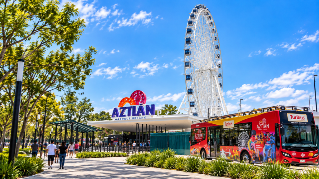 Aztlán Parque Urbano y Turibus en Chapultepec, Ciudad de México